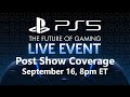 Playstation 5 Showcase Post Reveal Coverage: PS5's Price, Release Date & Pre-Order Info