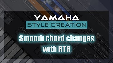 Retrigger rule (RTR) settings in Yamaha style creator | Settings for smooth chord changes - Yamaha