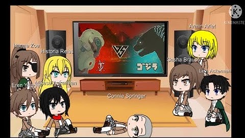 Aot react to If Godzilla Was in DOOM... (DOOM VS GODZILLA)