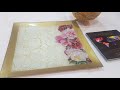 Diy#Decoupage#Glass#Cadence تزيين صحون الزجاج بالكراكلي و الديكوباج على طريقة كادونس