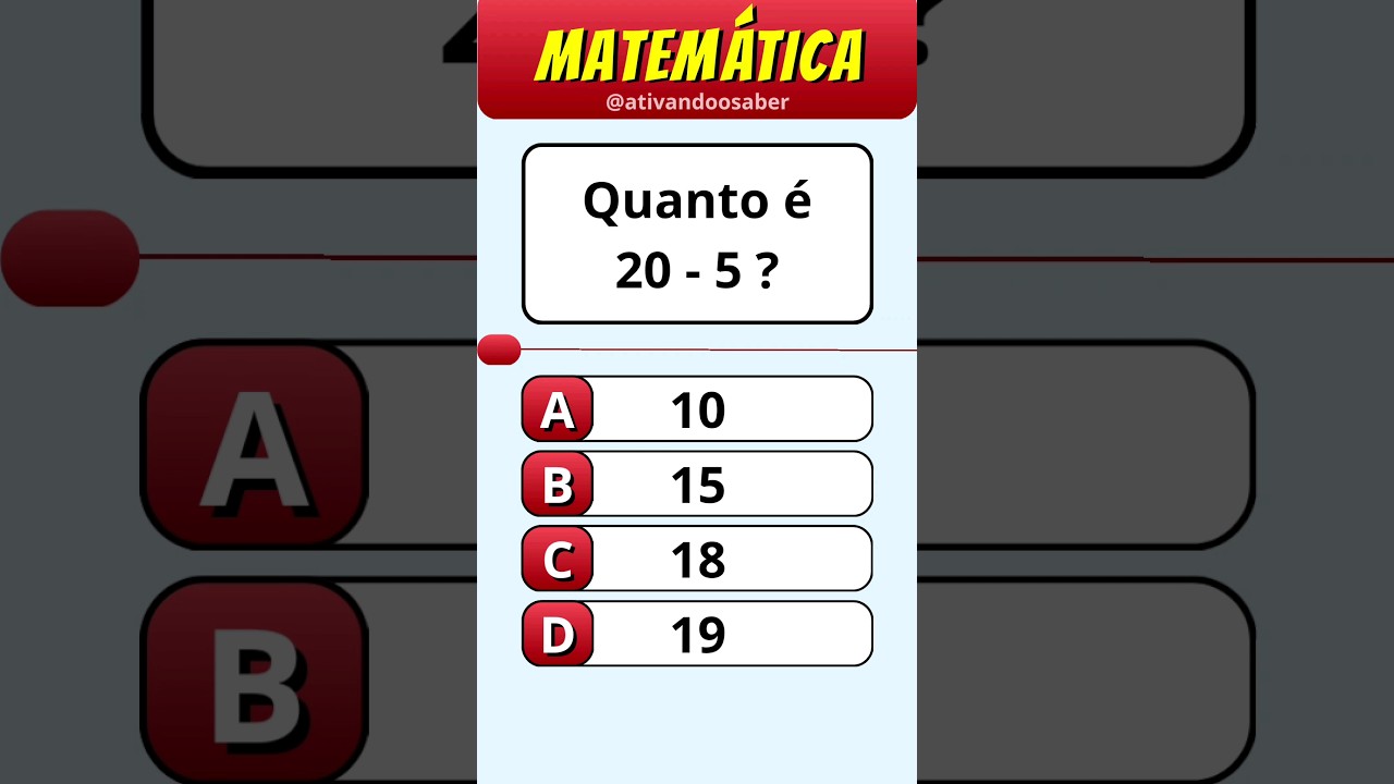 Acertou todas ? #quiz #quizz #trivia #numeros #multiplicacao #matemati, Quiz