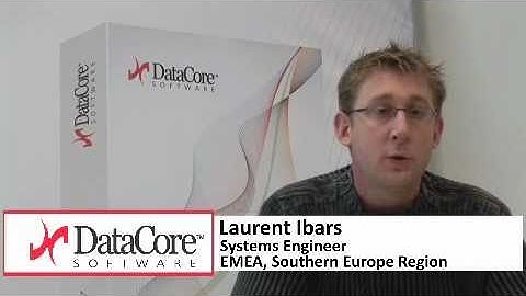 DataCore Storage Virtualization Software - Laurent Ibars - SANsymphony-V: Part 1 (French)