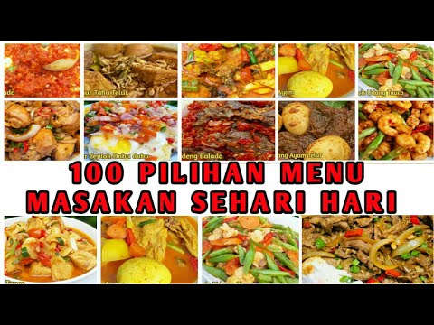 IDE MASAKAN SEHARI HARI 100 PILIHAN MENU MASAKAN SEDERHANA RUMAHAN