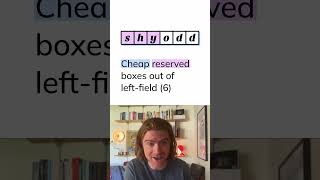 Cryptic Clue #17: Cheap reserved boxes out of left-field (6)