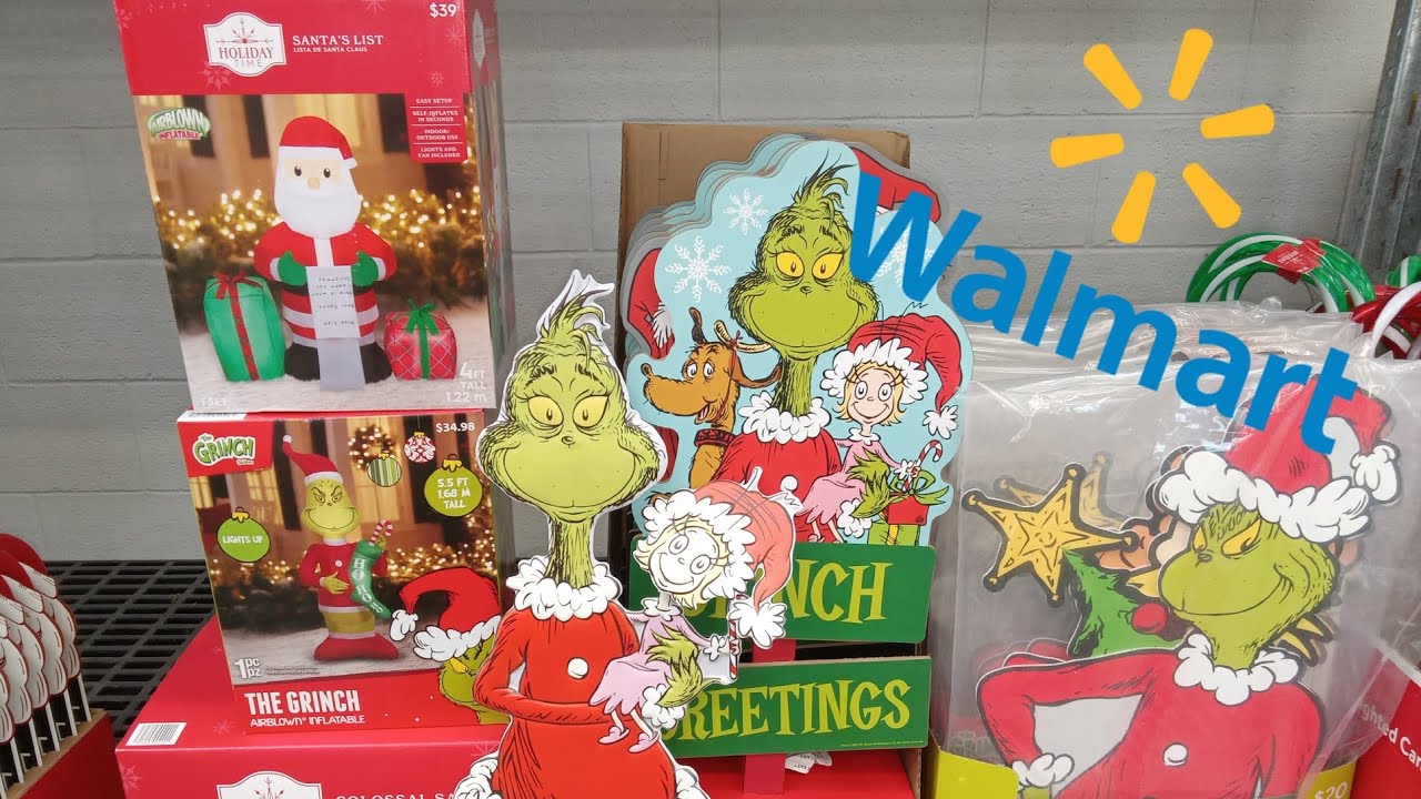 Christmas At Walmart 2023 Christmas Inflatables, Grinch Decor, And More