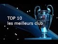 Top 10de s meilleurs club de tout les temps