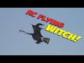 Rc flying witch the hat is the wing 2nd version 2nd flight