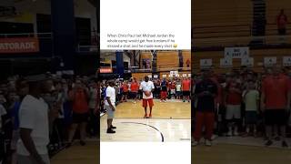 Jordan had to give the WHOLE camp a pair of his shoes if he missed 😧 #ballercontent