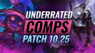 UNDERRATED COMPS 10.25 - Teamfight Tactics