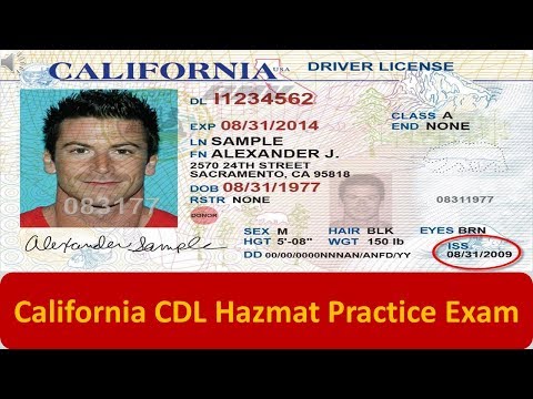 Video: Ako pridám Hazmat do CDL v Kalifornii?
