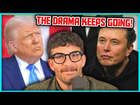 Trump & Elon's Messy Feud Gets MESSIER | Hasanabi Reacts