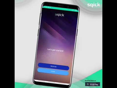Sqick App - Log In or Sign Up