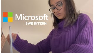 Moved from LA to Washington | Microsoft SWE Intern Day 1 - 2022 | Goodie Bag, Room tour, Campus tour