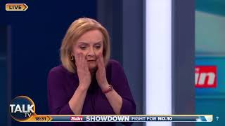 Presenter faints during Tory Leader Debate on Talk TV - 26-7-2022