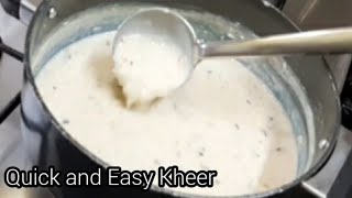 quick boiled rice kheer recipe😋😛👌instant rice kheer| how to make rice kheer#wonderflavours #shorts