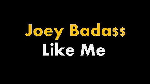 Joey Bada$$ - Like Me (Feat. BJ The Chicago Kid) LYRICS ON SCREEN