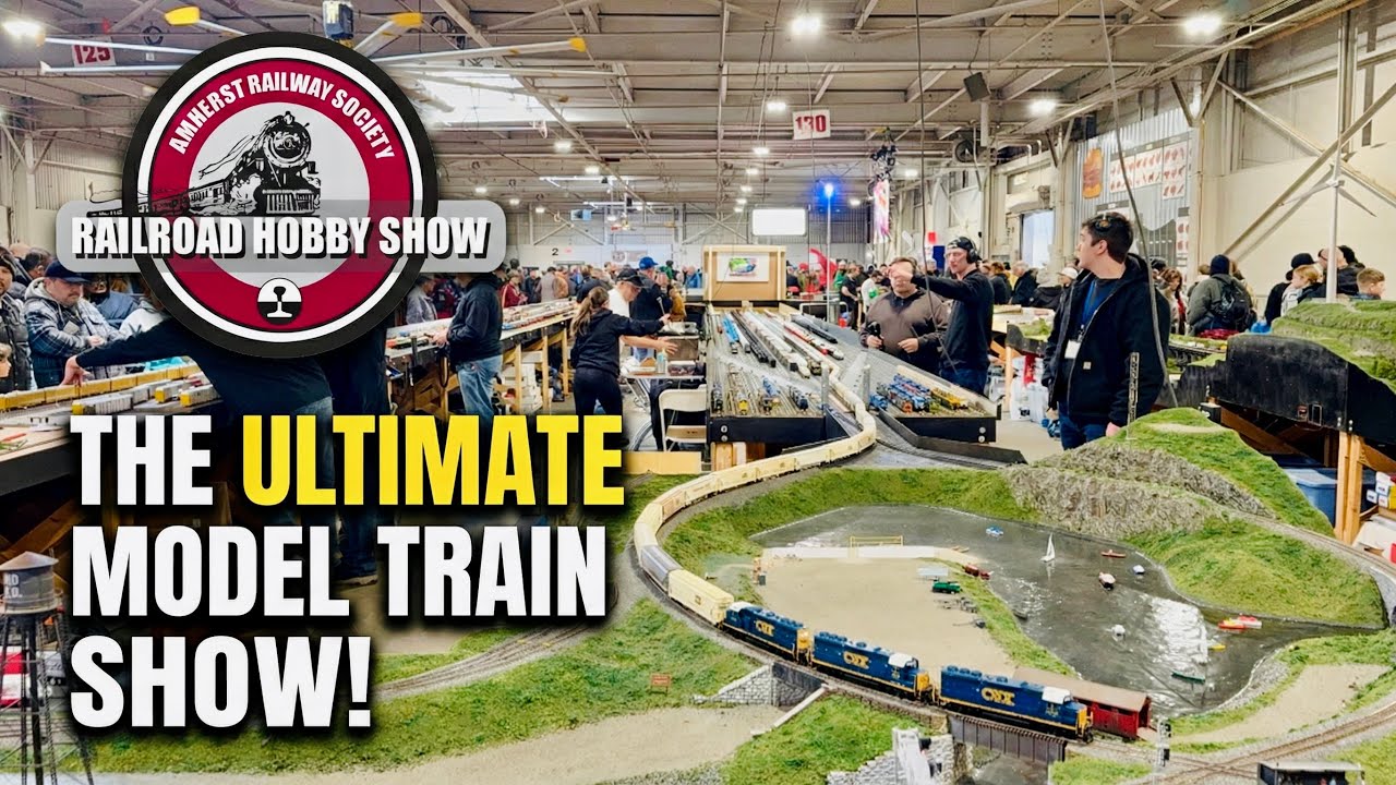 INCREDIBLE Model Train Action! 🚂 2026 Amherst Big E Railroad Show!