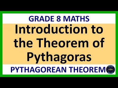 Grade 8 Maths Term 3 Lesson 16   Introduction to the Pythagorean theorem — Math video cover