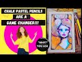 THIS WEEK&#39;S #HOWTOTUESDAYS LESSON IS ALL ABOUT HOW TO USE CHALK PASTEL AND PAINT TOGETHER!