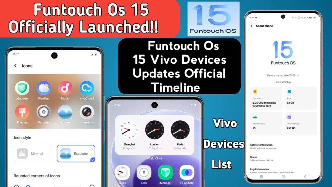 Vivo Devices Funtouch Os 15 Updates Official Timeline | Funtouch Os 15 ...