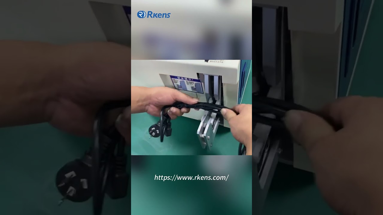 Simple cable binding tie machine