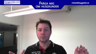 Gjuten Betongplatta För Tillbyggnad Mot Befintlig Källare