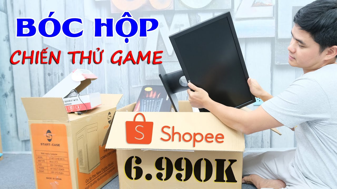 Bộ PC 7 Triệu Shopee | Bóc Hộp và Chiến Thử Game Bộ Máy Tính PC Bán Trên Mạng Shopee Liệu Có Ra Gì ?