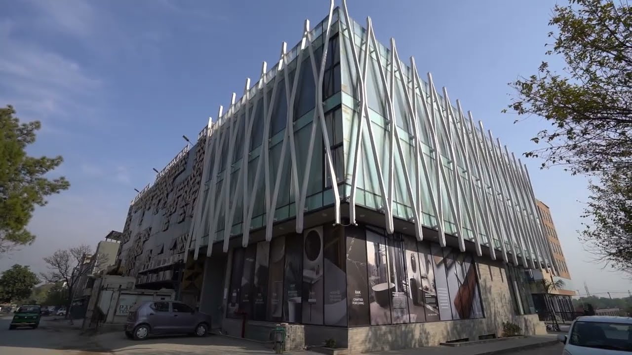 Mixed use commercial building in G-8 Markaz, Islamabad by AK-Architects.Videography by Amir Razzaq