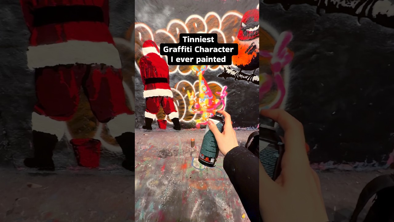 Tinniest Grafiti Character Ever 🤏🗿