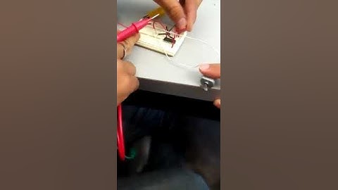 Video checking the motor polarity functionality