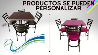 ⚡Sillas y mesas para restaurantes, negocios y mucho mas⚡