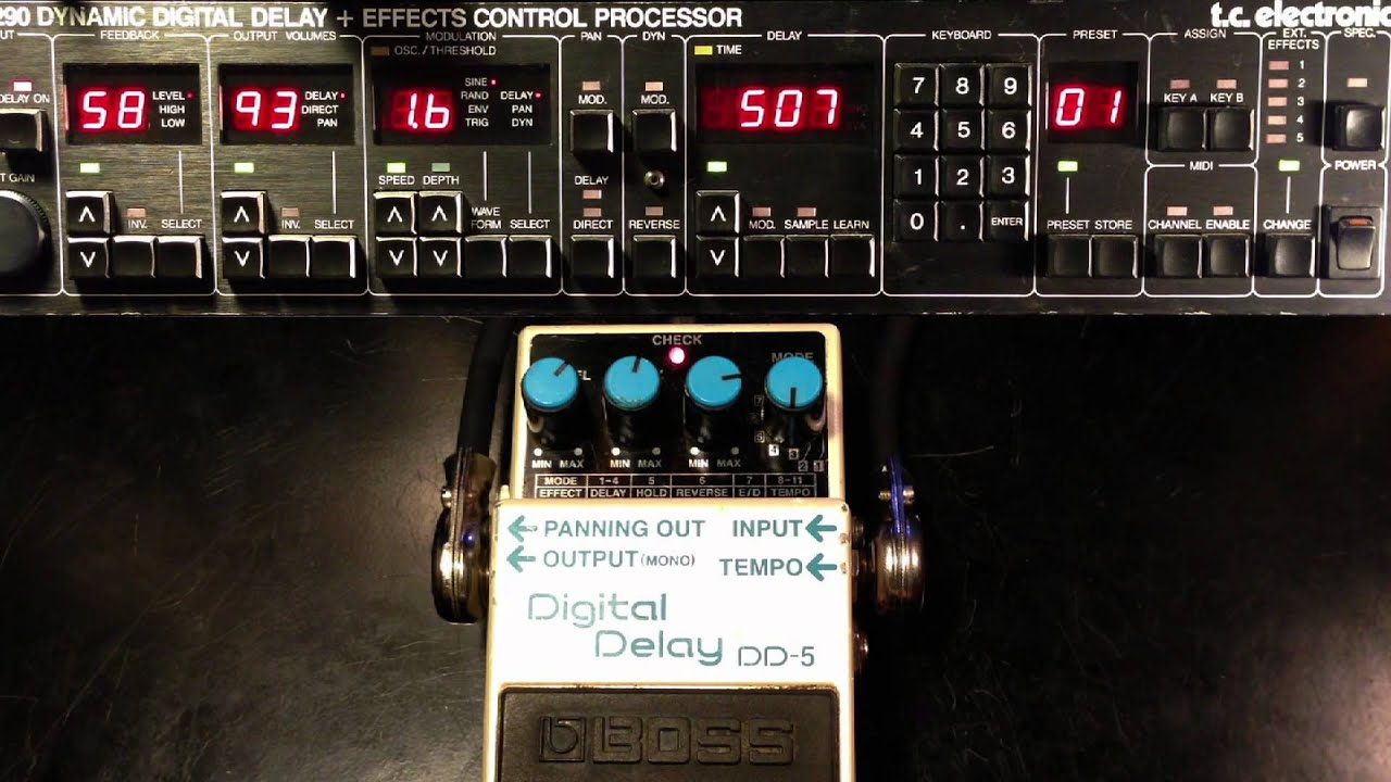 Boss DD-5 vs TC Electronic 2290 Digital Delay