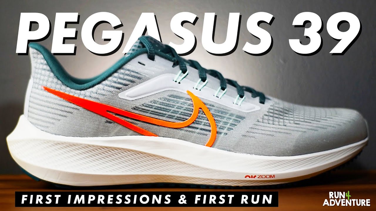 NIKE AIR ZOOM PEGASUS 39 First Run & First Impressions | Best Running ...