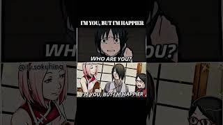 [I'm You But I'm Happier] #sasuke #sakura #sarada #uchihafamily #narutoshippuden #kamin #shorts #4