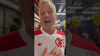 LOOK WHO WAS IN THE MIDDLE OF THE FLAMENGO FANS FOR THE GAME... FORMER PRESIDENT RODOLFO LANDIM LOOK WHO WAS IN THE MIDDLE OF THE FLAMENGO FANS FOR THE GAME... FORMER PRESIDENT RODOLFO LANDIM