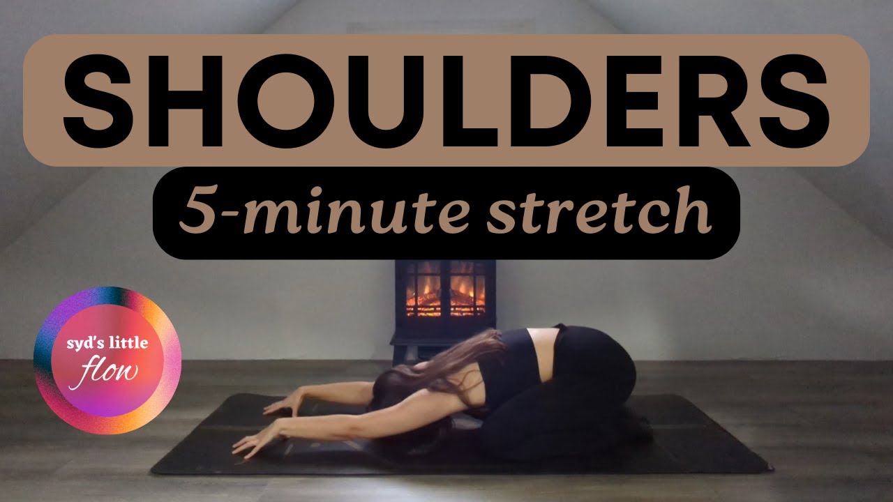 5-MINUTE SHOULDER STRETCH • Relieve shoulder pain and release your ...
