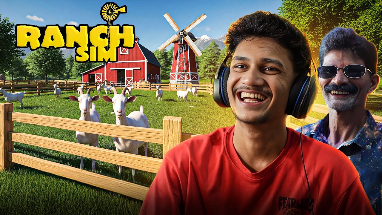 I BUILT A GOAT HOUSE 😱| Ranch Simulator Episode-3 | SURAJ GAMING