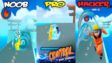 Manga Run: Rasengan! - NOOB vs PRO vs HACKER