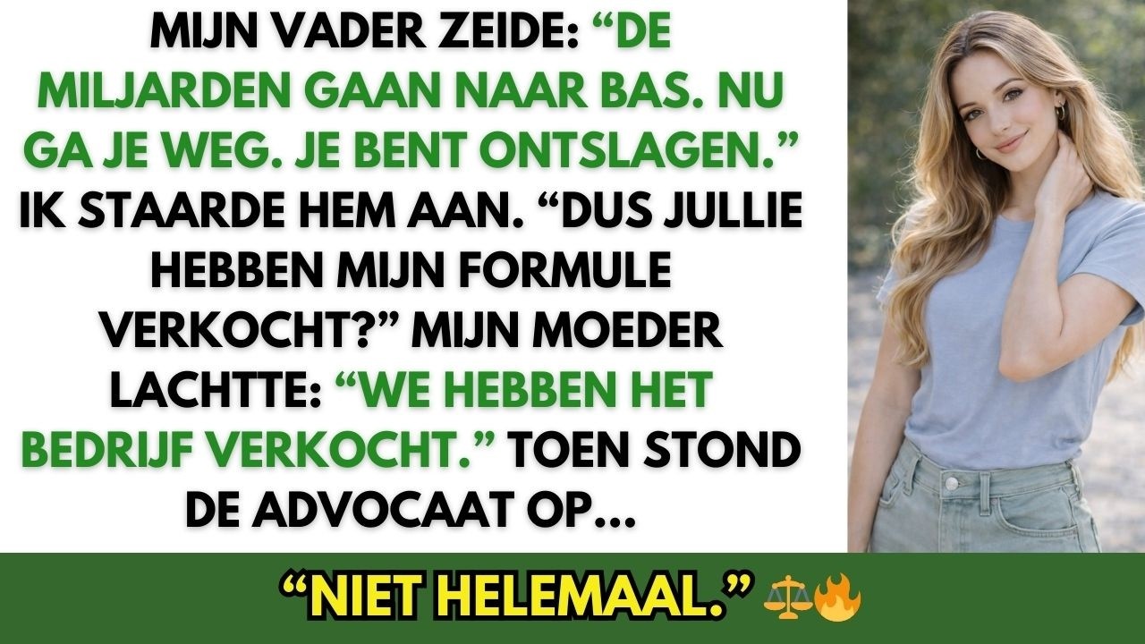 Het geld was nog niet eens op mijn rekening bijgeschreven of mijn vader schoof de papieren al over de tafel. "De opbrengst gaat naar Bas. Jij bent slechts de hulp." Mijn moeder staarde naar de...