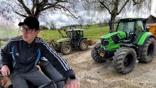 5 TRACTORS helped a friend of the CHIEF, my working day in Switzerland