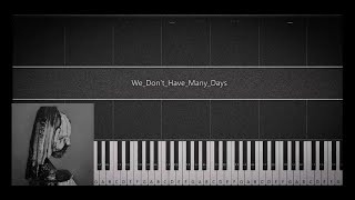 A2 | The Caretaker - We don't have many days (Piano Tutorial + FREE MIDI)