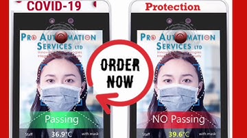 Ai access control , fever , mask and face monitoring against covid 19