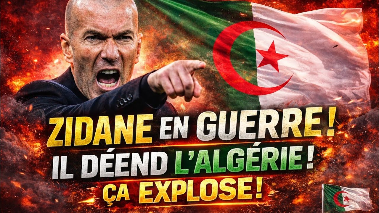 ZIDANE PÈTE UN CÂBLE ! Scandale CAF, arbitrage truqué et injustice révélée