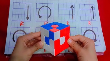 How to make Twisted Chicken Feet pattern || Tutorial With Algorithm || Learn 3x3 rubik