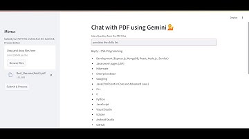 AI-Pdf-Reader Application(Generative AI) | Langchain | Streamlit |Gemini-pro