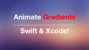 how to create gradient animation in ios | Xcode 11 Swift 5.1 (2019)