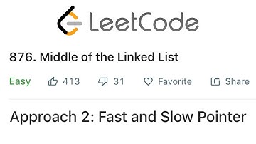 LeetCode Middle of the Linked List Solution Explained - Java