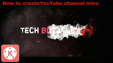 Particle intro & text Animation - KineMaster Tutorial