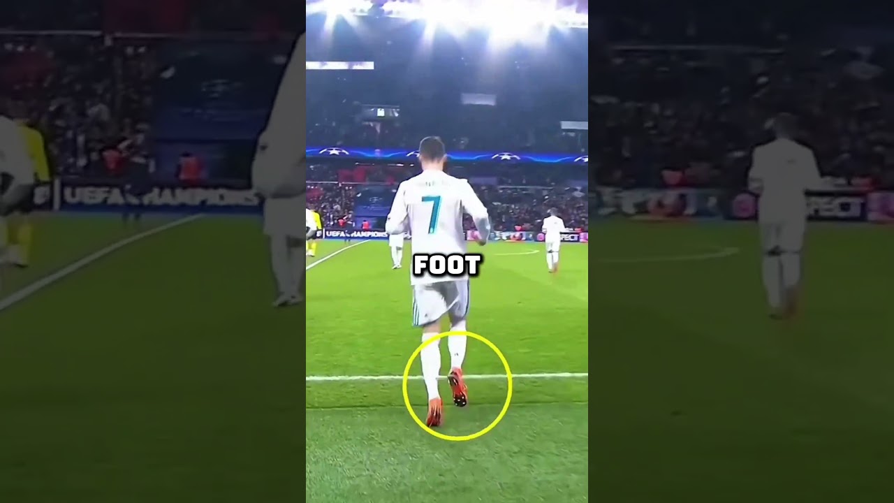 Why does Cristiano Ronaldo do that in every game? #ronaldo