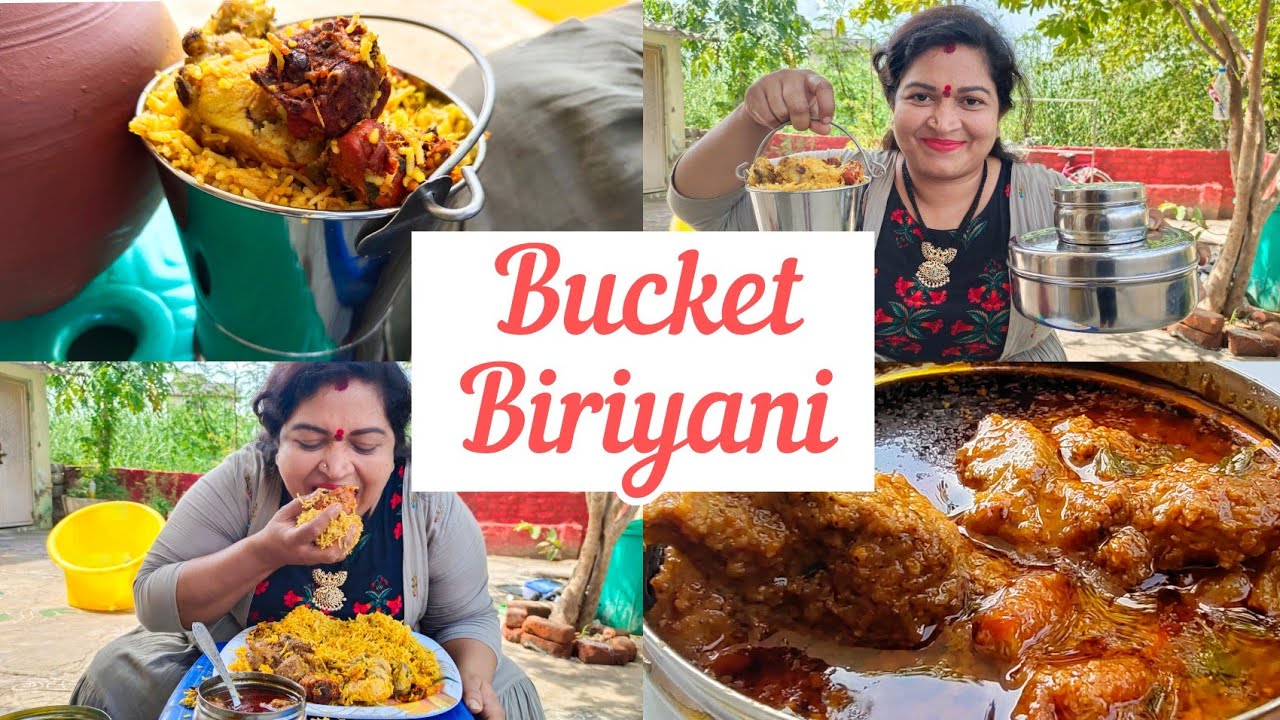 || BUCKET BIRIYANI || CHERRY SATHAKSHI ||